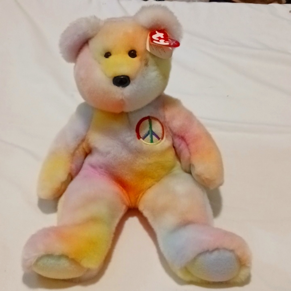 Vintage ty beanie Peace 1995